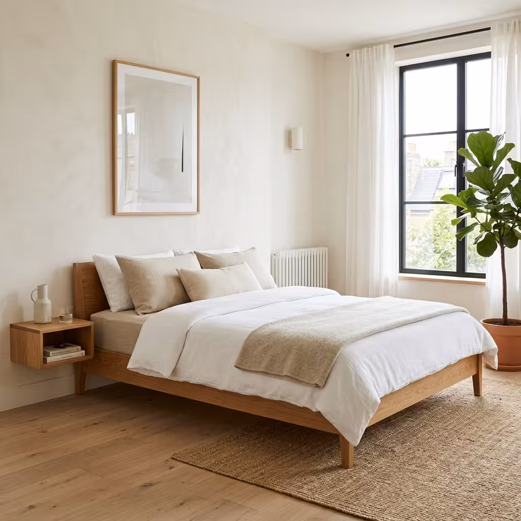 Modern Low-Profile Bed