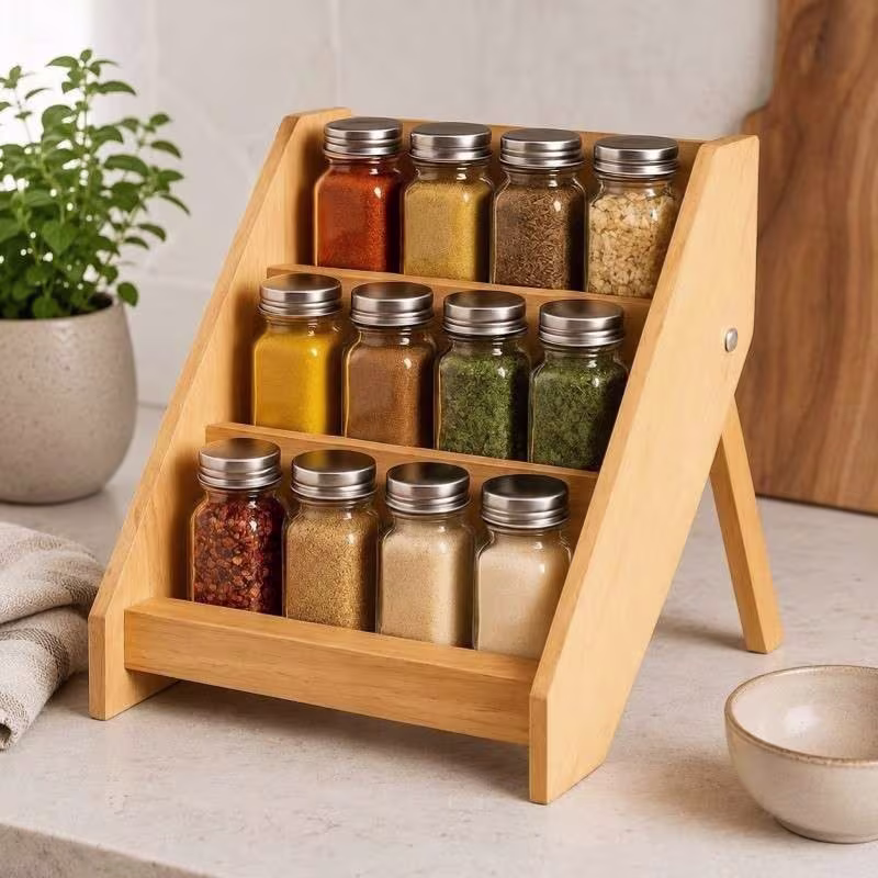Wooden Spices Holder