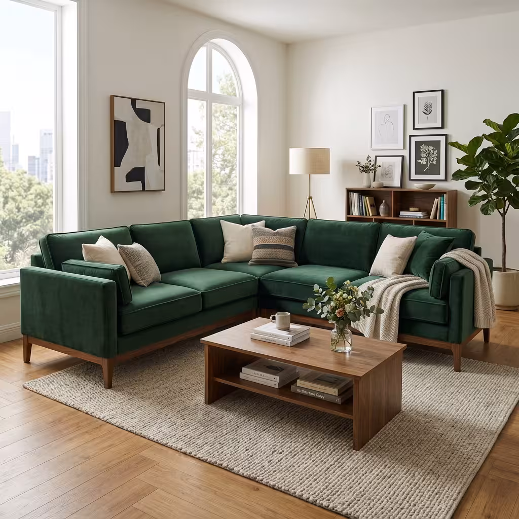 L-Shaped Sectional Sofa
